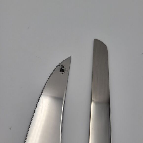 1960's TOWN & COUNTRY Carving Set  Mother of Pearl Fleetwood Set of 3 vintage - Picture 8 of 9